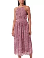 Sukienki - faina Damska sukienka midi z szyfonu 19226415, czerwono-biała, S, czerwono-biały, S - miniaturka - grafika 1