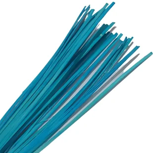 [61246] Rattan płaski około 45-50g lazurowy - Sztuczne kwiaty - miniaturka - grafika 1