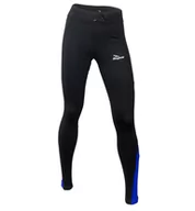 Spodnie damskie - ROGELLI RUN - EMNA - damskie spodnie do biegania, kolor: Czarno-niebieski - miniaturka - grafika 1