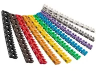 Kable komputerowe i do monitorów - Goobay Przewód marker klipy "0 9" na średnica, kolorowa, kolorowy 4,0 mm 72514 - miniaturka - grafika 1