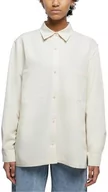 Koszule damskie - Urban Classics Damska koszula oversized twill, Sand, XXL - miniaturka - grafika 1