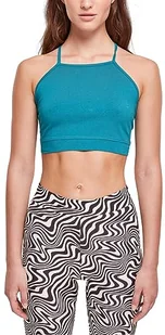 Urban Classics Damski top damski Triangle Top watergreen XL, zielony, XL - Koszulki i topy damskie - miniaturka - grafika 1
