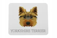 Podkładki pod mysz - Yorkshire Terrier geometryczny Podkładka pod mysz - miniaturka - grafika 1
