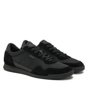 Sneakersy BOSS Titanium 50536524 Czarny - Sneakersy męskie - miniaturka - grafika 1