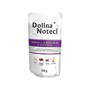 DOLINA NOTECI Premium Królik z Żurawiną 150 g - Sucha karma dla psów - miniaturka - grafika 1