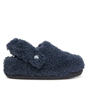 Kapcie Crocs Toddler Classic Cozzzy Slipper 210857 Granatowy - Buty dla dziewczynek - miniaturka - grafika 1