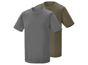 PARKSIDE® T-shirty męskie z bawełny, 2 sztuki (Zielony/ szary, S (44/46)) - Koszulki męskie PARKSIDE® T-shirty męskie z bawełny, 2 sztuki (Zielony/ szary, S (44/46)) - Koszulki męskie - miniaturka - grafika 1