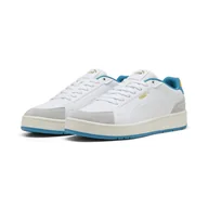 Buty trekkingowe damskie - Sneakersy unisex Court Classico Sport PUMA White Tropical Blue - miniaturka - grafika 1