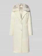 Płaszcze damskie - Płaszcz o kroju regular fit z kołnierzem z połami model ‘Karole’ - miniaturka - grafika 1