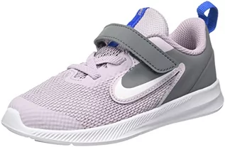 Buty dla chłopców - Nike Sneakersy dziecięce Downshifter 9 (TDV), niebieski - Niebieski Ice Lilac White Smoke Grey Solar 510-27 EU - grafika 1