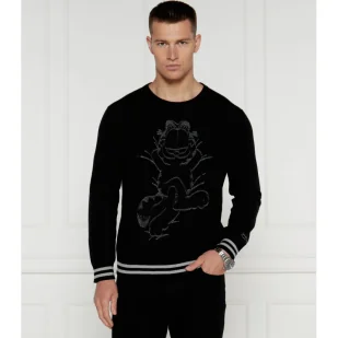 Iceberg Sweter ICEBERG X GARFIELD | Regular Fit | z dodatkiem wełny - Swetry męskie - miniaturka - grafika 1
