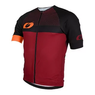 Koszulki rowerowe - Kolarska koszulka rowerowa O`Neal AERIAL SPLIT red/orange - grafika 1