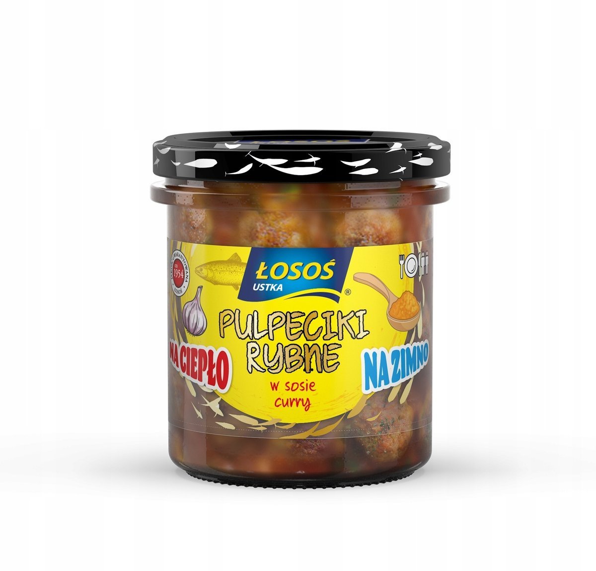 Pulpeciki Rybne w sosie Curry 300g Słoik Łosoś