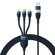 Kable USB - Baseus Flash Series II kabel USB Typ C / USB Typ A - USB Typ C / Lightning / micro USB 100 W 1,2 m niebieski (CASS030103) CASS030103 - miniaturka - grafika 1