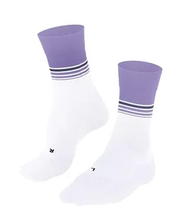 FALKE Kobiety Skarpety do biegania RU4 Endurance Cool W So materiał funkcyjny przeciw pęcherzom cienkie 1 Para, Biały White 2002 Stripe, 35-36 - Skarpetki damskie - miniaturka - grafika 1