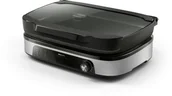 Grille elektryczne - Philips HD6212/90 EU TABLE GRILL BLACK - miniaturka - grafika 1