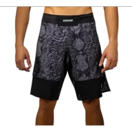 Spodnie sportowe męskie - Venum Fightshorts Spodenki MMA G-Fit Scales Black/Grey - miniaturka - grafika 1