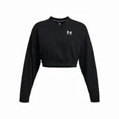 Bluzy sportowe damskie - Bluza damska Under Armour Rival Terry OS Crop Crw Rozmiar: S / Kolor: czarny - miniaturka - grafika 1