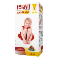 Układ moczowy i płciowy - Żuravit Junior Plus, syrop, dla dzieci powyżej 3 roku, smak owoców leśnych, 110 ml - miniaturka - grafika 1