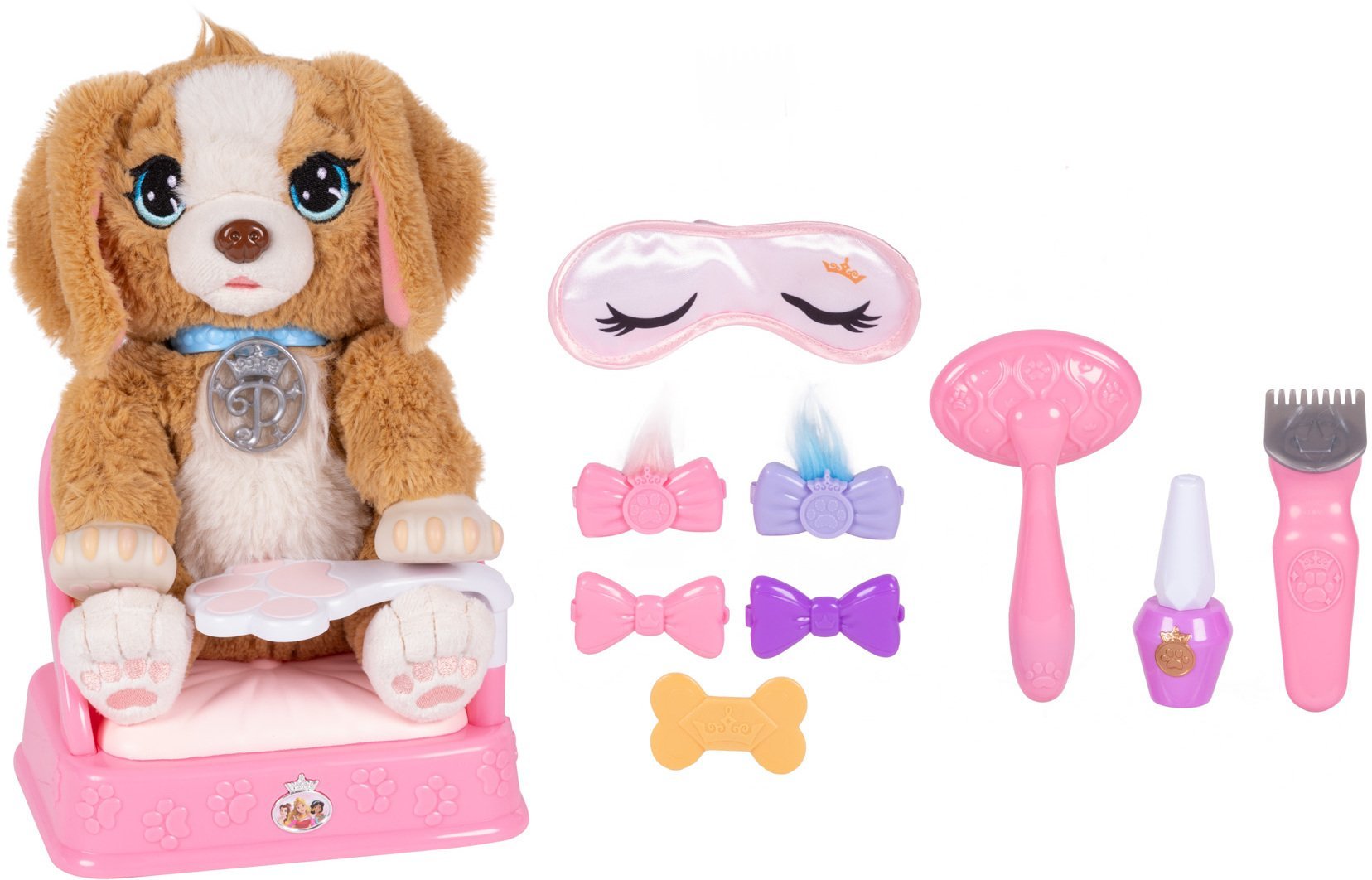 Disney Princess Style Collection My Pampered Pup, Toy dog, 3 yrs, Interactive, Sounding, AAA