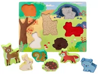 Łamigłówki - Układanka dotykowa 3D Zwierzęta z lasu - miniaturka - grafika 1