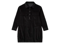 Sukienki i spódniczki dla dziewczynek - pepperts!® Sukienka sztruksowa dziewczęca z bawełny (Czarny, 152) - miniaturka - grafika 1