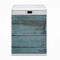 Dekoracje domu - Osłona Bluedecor Magnes na zmywarkę Niebieskie deski 60x80 - miniaturka - grafika 1
