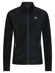 Ziener Damska kurtka polarowa JORDIE Mid Layer | długi rękaw, oddychająca, Polartec, czarna, 34 - Kurtki damskie - miniaturka - grafika 1