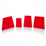 Narzędzia murarskie - Ranal - Szpachelki Japonki Plastikowe 4 Sztuki (Czerwone) - miniaturka - grafika 1