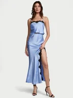 Komplety bielizny - Dream Angels Zestaw satynowy - top i spódnica midi - miniaturka - grafika 1