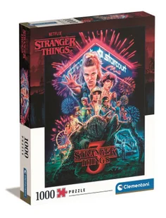 Clementoni Puzzle 1000 Netfix Stranger Things - Puzzle - miniaturka - grafika 3