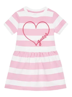 Guess Sukienka codzienna K5GK28KBOR4 Różowy Regular Fit - Sukienki i spódniczki dla dziewczynek - miniaturka - grafika 1
