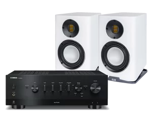 Yamaha R-N800A (czarny) + Carina BS243.4 (biały) - Zestawy stereo - miniaturka - grafika 1