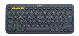 Logitech K380 Multi-Device klawiatura Bluetooth QWERTZ Niemiecki Szara - Klawiatury - miniaturka - grafika 1