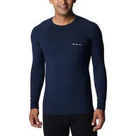 Koszulki męskie - Columbia Męska średnio elastyczna bluzka z długim rękawem, Collegiate Navy, S - miniaturka - grafika 1