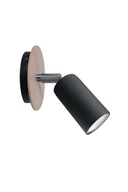 Lampy ścienne - Eye kinkiet (spot) 1-punktowy naturalny/czarny 2089 - miniaturka - grafika 1