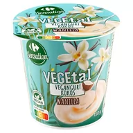 Kefiry, jogurty, maślanki - Carrefour Sensation Vegetal Vegangurt kokos wanilia 150 g - miniaturka - grafika 1
