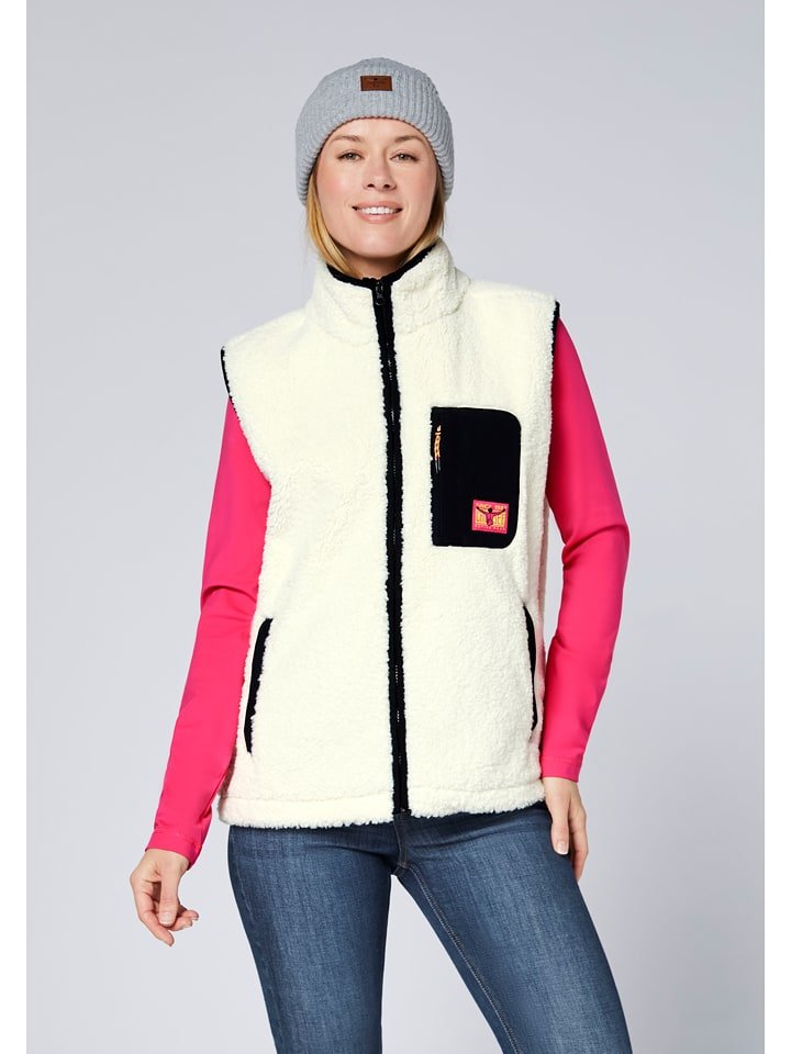 Chiemsee Kamizelka polarowa w kolorze białym