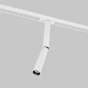 Lampy pozostałe - UNITY FOCUS DUAL TR142-1-6W3K-W spot długa tuba łamana biała LED 6W 3000K do szyny 1-fazowej - miniaturka - grafika 1