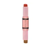 Rozświetlacze do twarzy i ciała - REVOLUTION BLUSH & HIGHLIGHT STICK RÓŻ I ROZŚWIETLACZ W SZTYFCIE CORAL DEW 4,3G - miniaturka - grafika 1