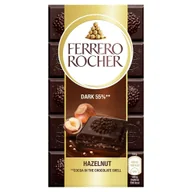 Czekolada - Ferrero Rocher Czekolada deserowa z orzechami 90g FER.CZ.ZAR - miniaturka - grafika 1