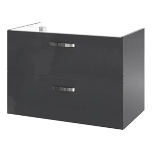 Szafka pod umywalkę Aruna wisząca 80 cm szara - Szafki łazienkowe - miniaturka - grafika 1