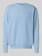 Bluzy męskie - Bluza z naszywką z logo i okrągłym dekoltem - miniaturka - grafika 1