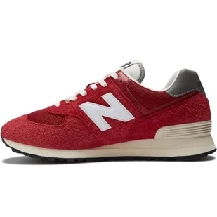 Buty New Balance M U574 (kolor Czerwony, rozmiar 37) - Buty sportowe męskie - miniaturka - grafika 2