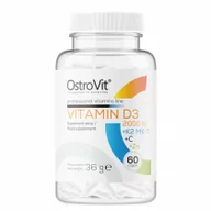 Witaminy i minerały dla sportowców - Ostrovit Vitamin D3 2000 IU + K2 Mk-7 + C + Zn 60caps - miniaturka - grafika 1
