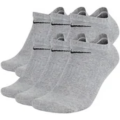 Skarpetki męskie - Nike skarpety stopki szare Everyday Cushioned 6pack SX7675-064 L - miniaturka - grafika 1
