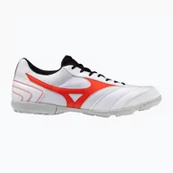 Piłka nożna - Buty piłkarskie dziecięce Mizuno MRL Sala Club TF Jr white/radiant red - miniaturka - grafika 1