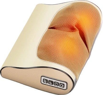 Masażer karku, masaż Shiatsu, elektryczny wielofunkcyjny, złoty