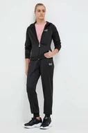 Dresy damskie - EA7 Emporio Armani dres damski kolor czarny - miniaturka - grafika 1