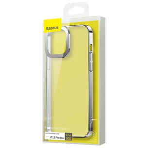 Baseus Glitter Case przezroczyste etui pokrowiec iPhone 13 Pro Max srebrny (ARMC000512) hurtel-78648-0 - Etui i futerały do telefonów - miniaturka - grafika 19